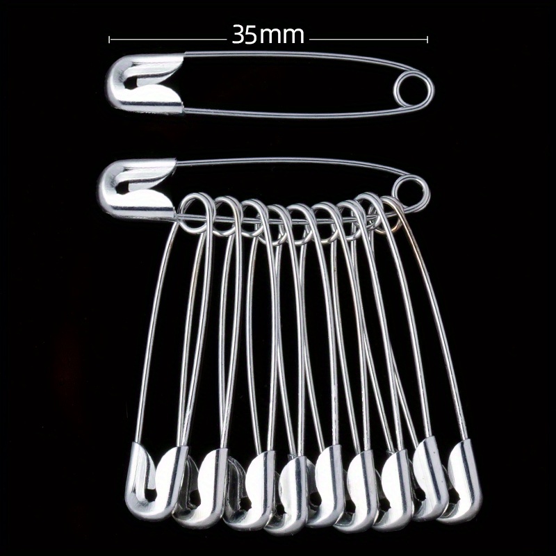 Black Safety Pins Pack $ 2