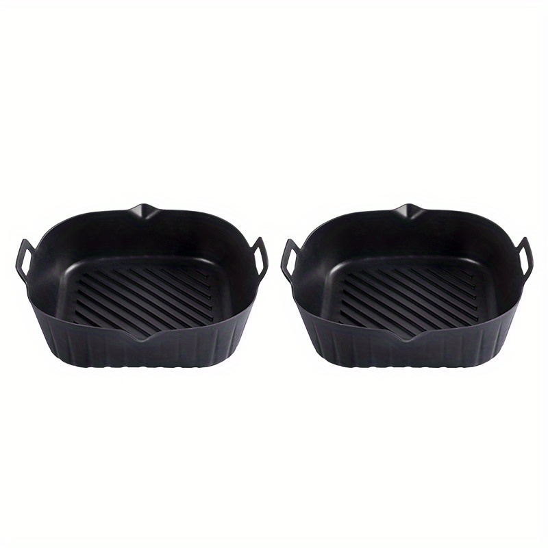 Trendy Home Silicone Air Fryer Liners￼ Food Grade With Tongs