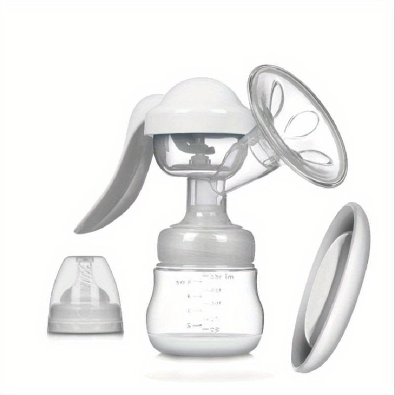 Manual Breast Pump for Comfortable Milk Expression, Silicone