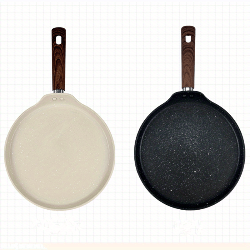 Nonstick Crepe Pan With Spreader, Tortilla Tawa Dosa Pan, Granite Coating  Skillet For Roti Egg Omelet Flat Pancake Frying Pan, Steak Pan, Compatible  With All Stovetops (gas, Electric & Induction), Black 