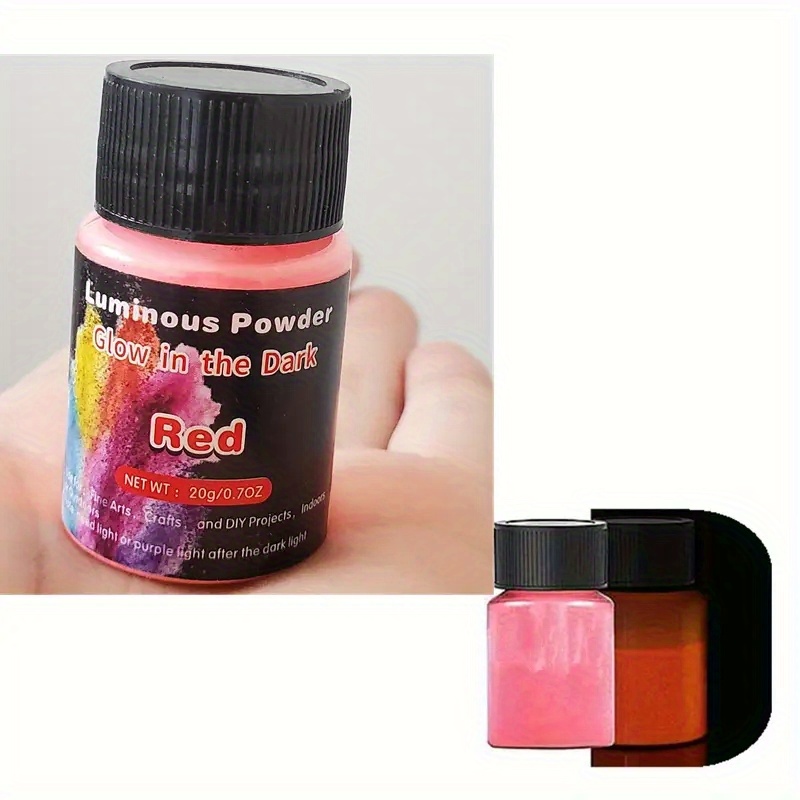 Glow in the Dark Powder Mixed With Paint - Glow in the Dark Pigment Powder