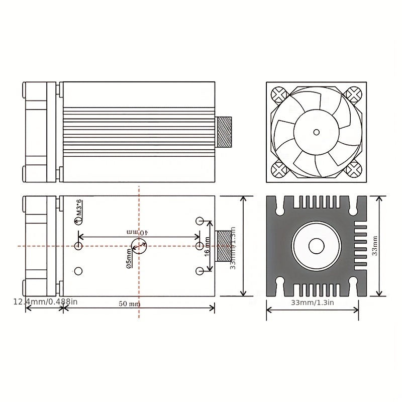 405nm Fb03 Laser Module Output Power Laser Engraving Diode - Temu