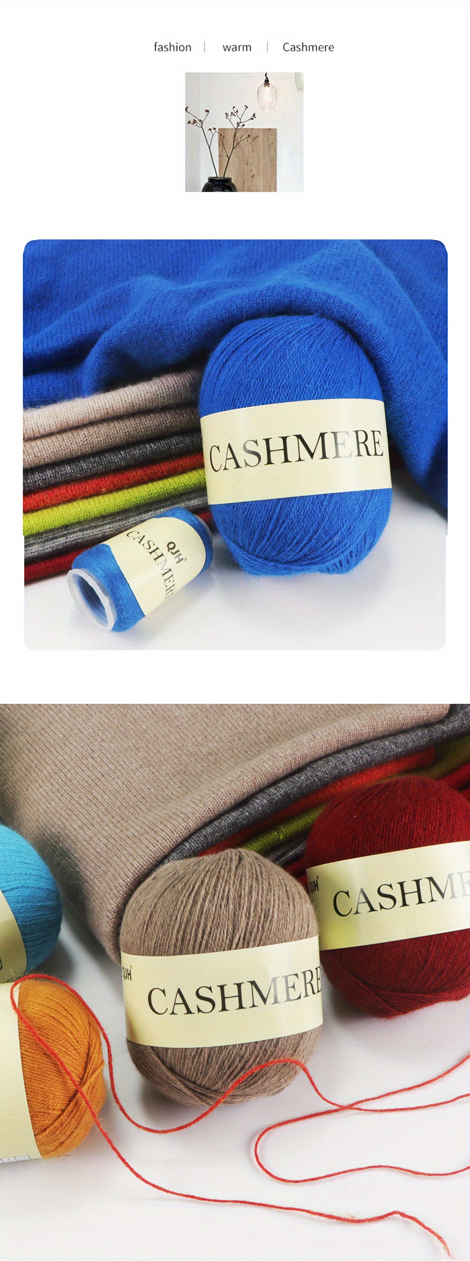 Pure Mongolian Cashmere Yarn Crochet Hand knitted Cashmere - Temu