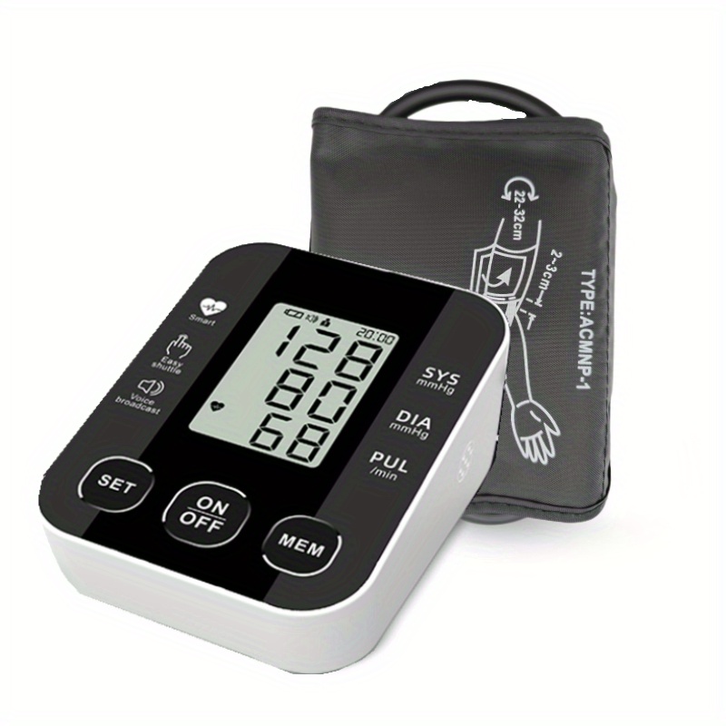 Fda Certified Rechargeable Arm Blood Pressure Monitor - Temu