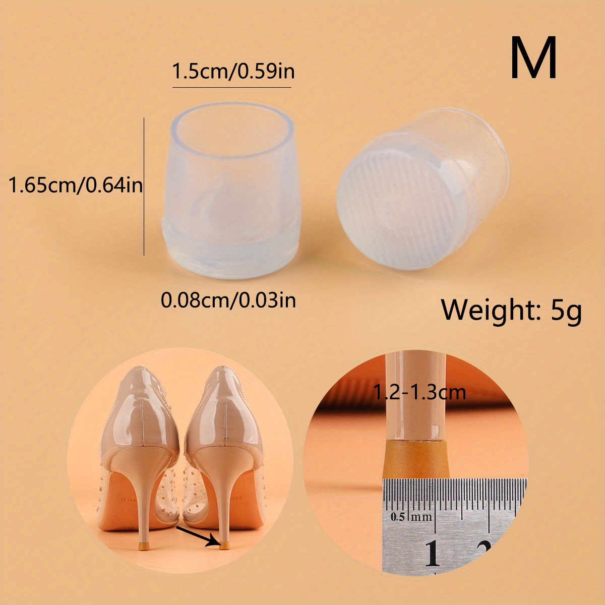 Transparent on sale rubber shoes