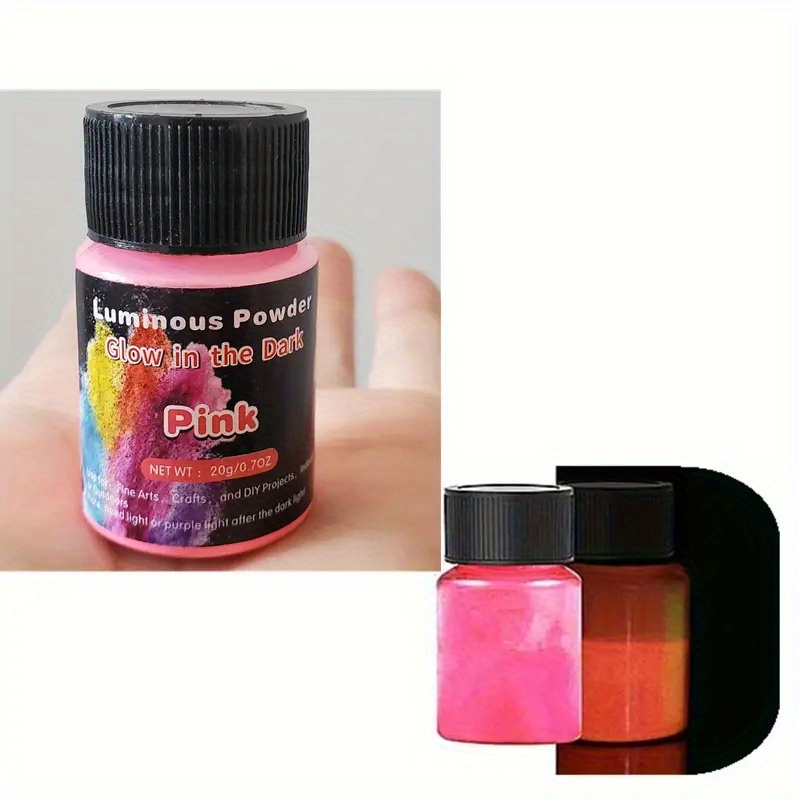 Glow in The Dark Pigment Powder,12 Colors Resin Dye Luminous Powder for  Epoxy Resin,Acrylic Paint,Slime,Nails,Halloween Party, Fine Art & DIY