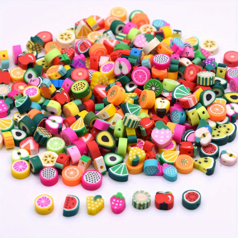 Colorful Butterfly Polymer Clay Beads