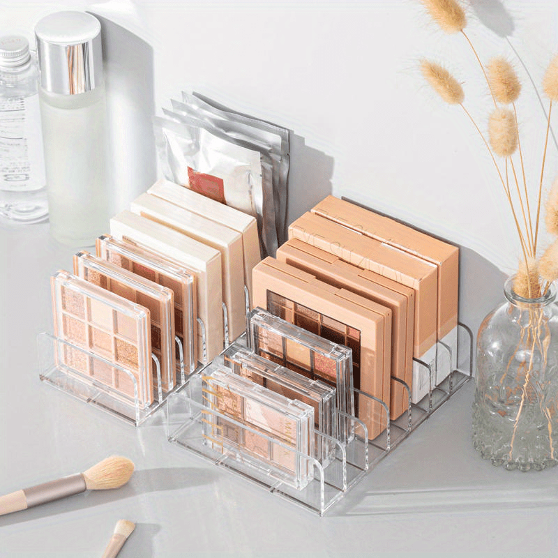 Eye Shadow Palette Storage Box Powder Partition Grid Tray - Temu