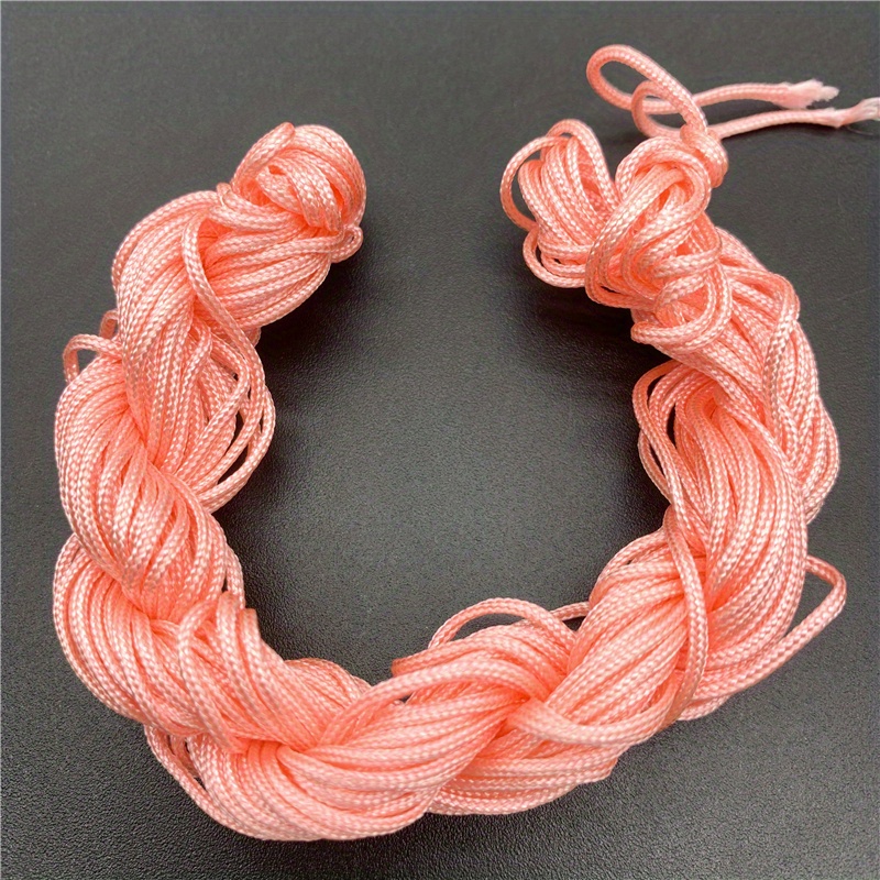 Nylon Cord Rope Chinese Knot Macrame Cord Rope Colorful - Temu