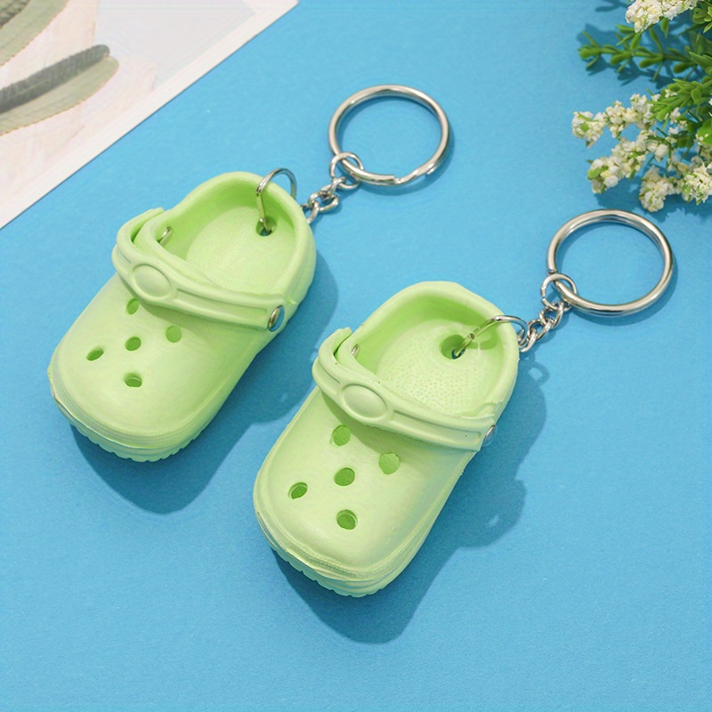 Cute Mini Clog Shoes Charm Keychain Handbag Backpack Purse Accessories ...