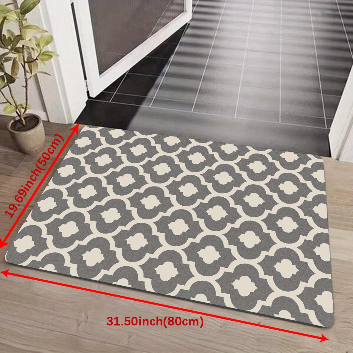 Golden Circular Pattern, Geometric Soft Non-slip Carpet, Indoor Carpet,  Running Carpet, Stain Resistant Waterproof Long Strip Floor Mat, Comfort Standing  Mats, Living Room Bedroom Bathroom Kitchen Sink Laundry Office Area Rugs  Runner