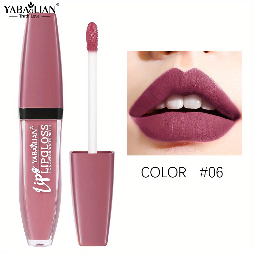 Nude Creamy Lip Glaze Matte Liquid Lipstick Waterproof Long Lasting