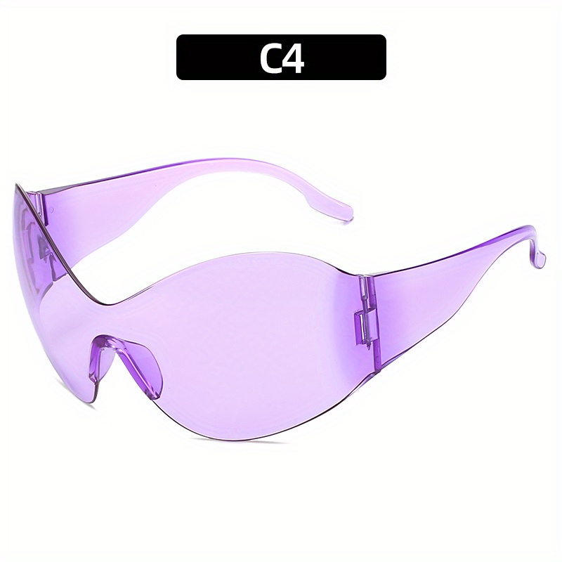 Y2K Wrap Around Sunglasses UV400