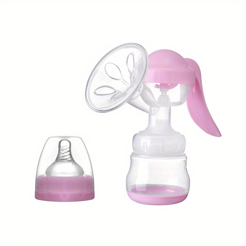 Manual Breast Pump for Comfortable Milk Expression, Silicone