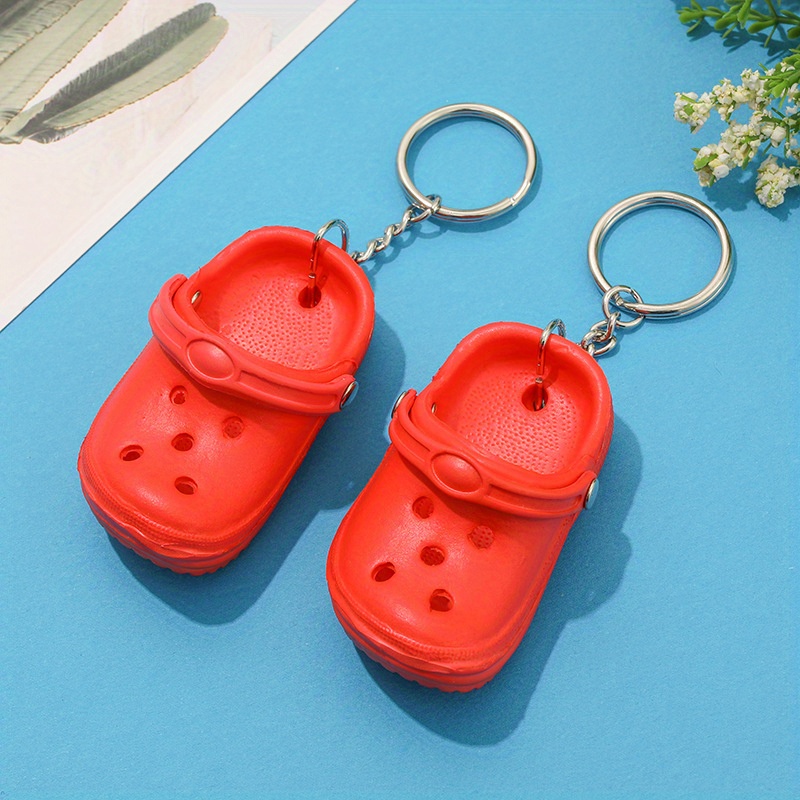 Cute Mini Clog Shoes Charm Keychain Handbag Backpack Purse Accessories ...