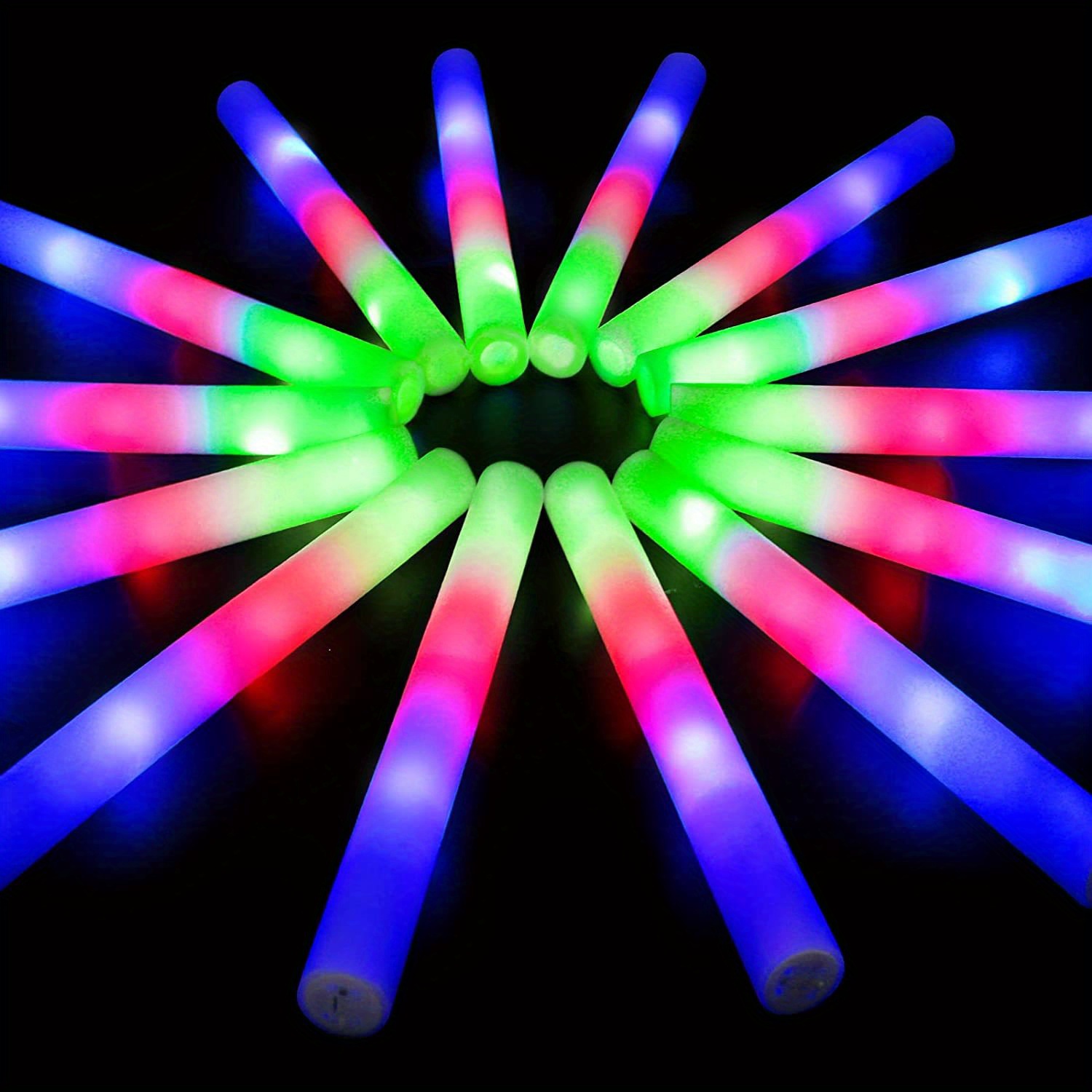 Anosuwa 102 pcs bastoncini luminosi a LED, bastoncini luminosi fluorescenti,  bastoncino luminoso da festa,barra fluorescente,fluo party,bastoncini  luminosi,per club,Capodanno,compleanni,matrimoni : : Giochi e  giocattoli