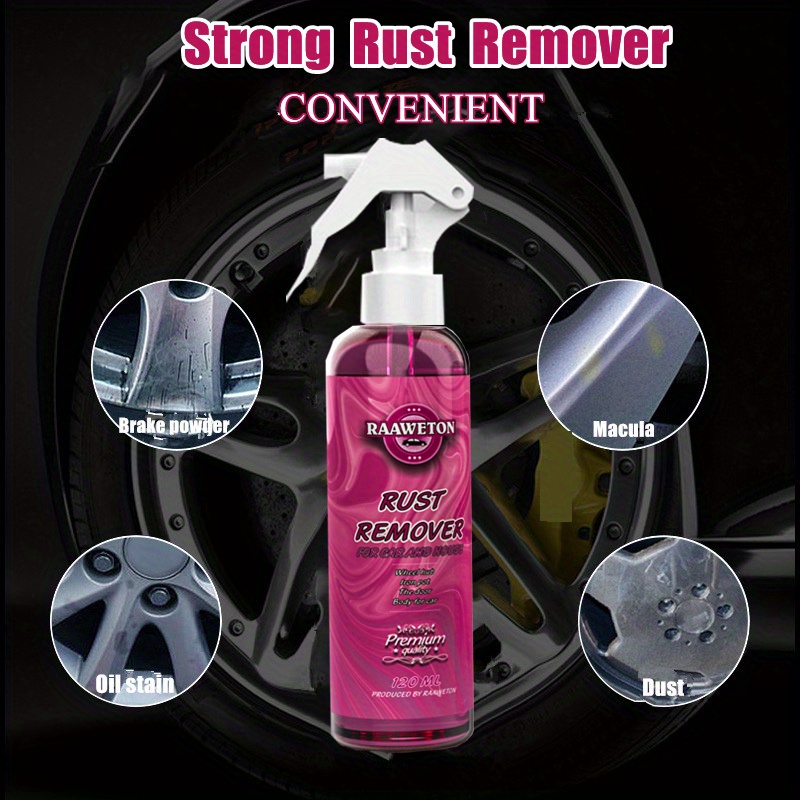 Rust Remover Wheel Hub Black And Yellow Cleaner Paint Rust Remover Car  Motorcycle Faucet Bathroom Door Wheel Hub Strong Rust Remover, Check Out  Today's Deals Now