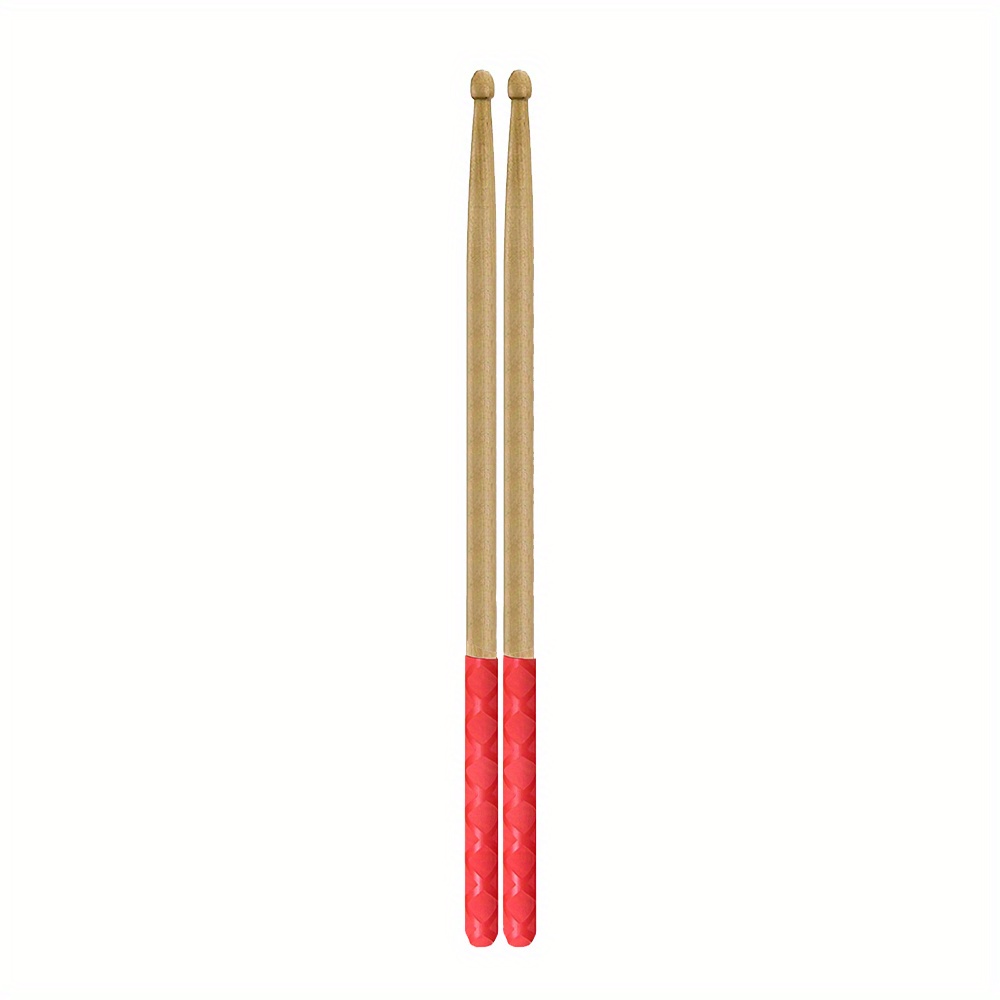 Drum Stick Cover X-texture Pattern Sweat-proof Drum Set Accessories Anti-slip  Thermal Shrinkage Drum Stick Wrap for Performance 