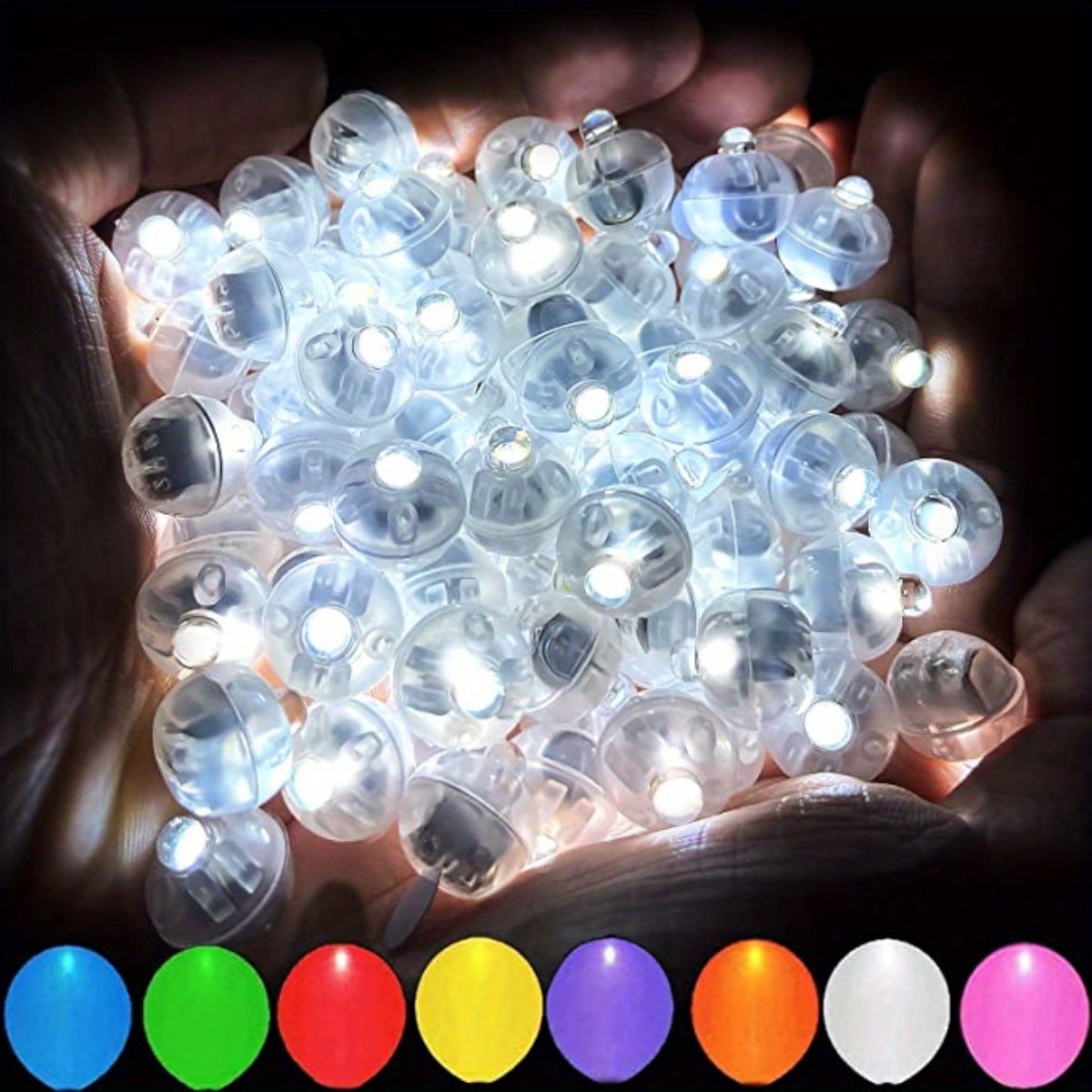 LED Balloon Lumière avec crochet 100PCS LED Ballons Lampes LED