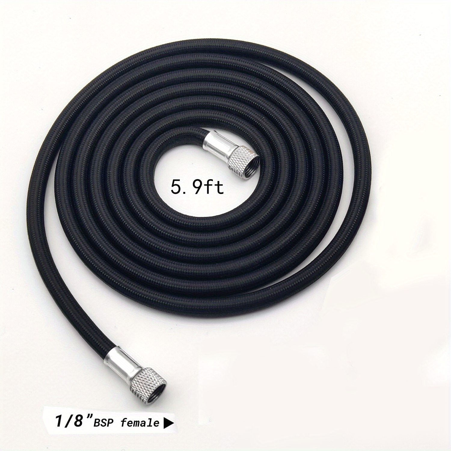 Airbrush Premium 6 Foot Nylon Braided Airbrush Hose Standard Temu