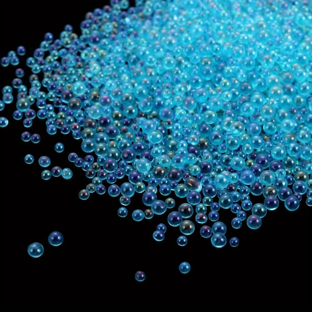 OOKWE UV Resin Bubble Beads Water Droplet Bubble Beads Magical Water  Droplets (1- 3mm) 