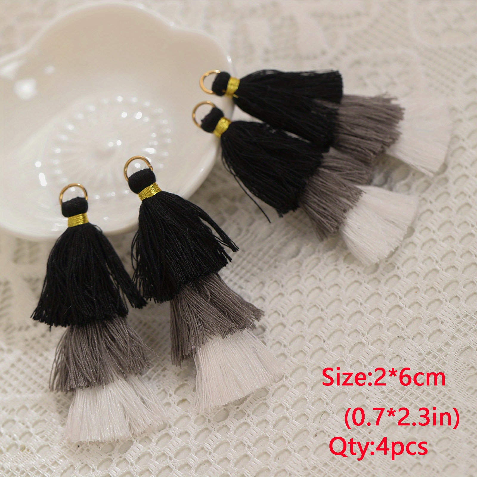 How To Make A Layered Tassel Bag Charm