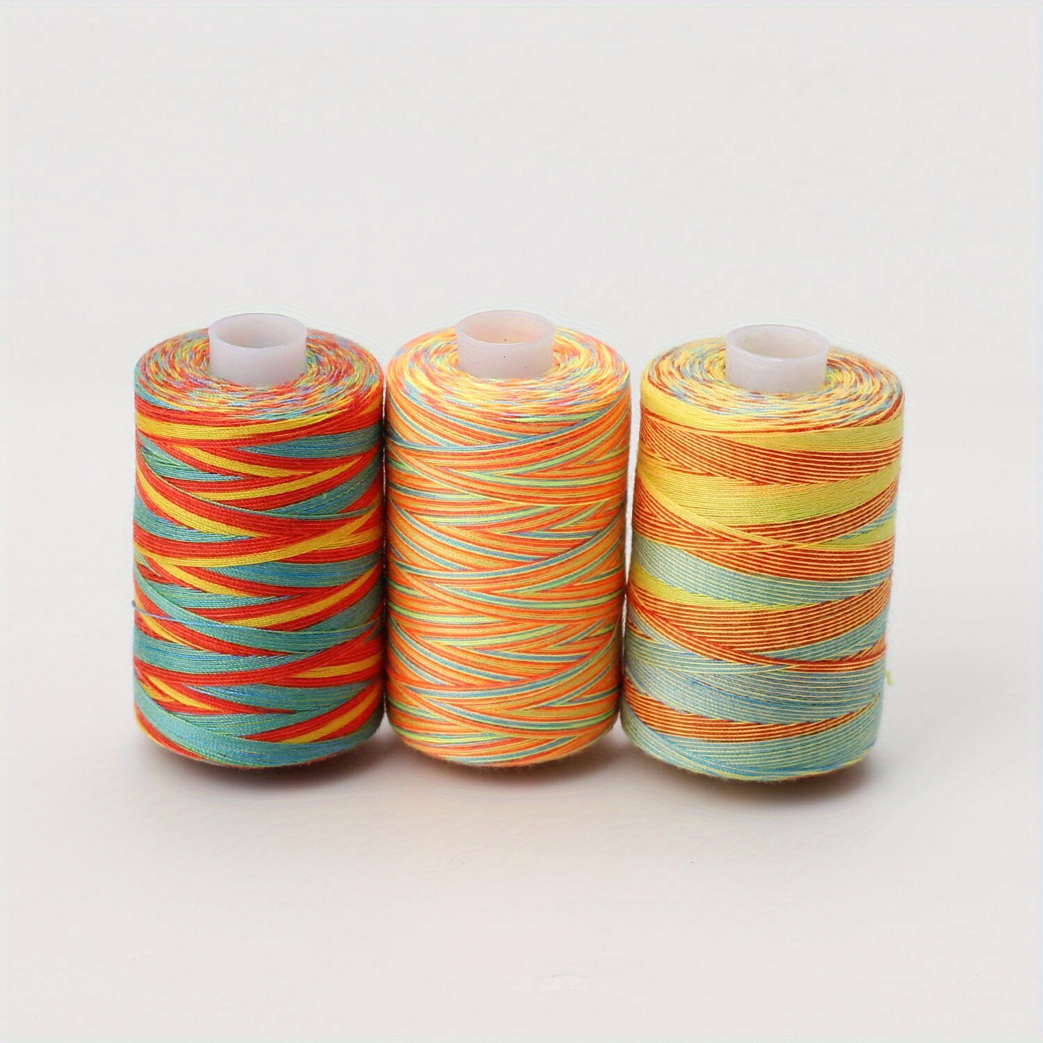 Color Sewing Thread Set 200 Yards Polyester Threads Diy - Temu