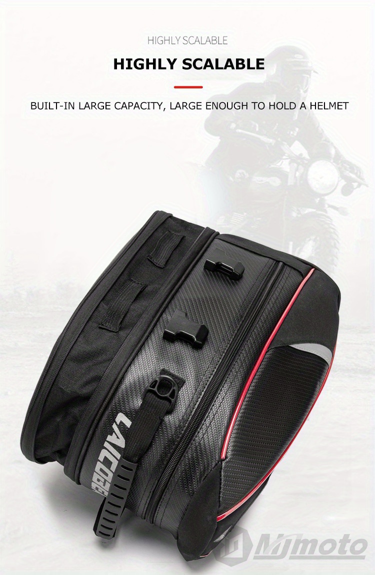 Waterproof Motorcycle Luggage Tail Bags Back Seat Bags Temu