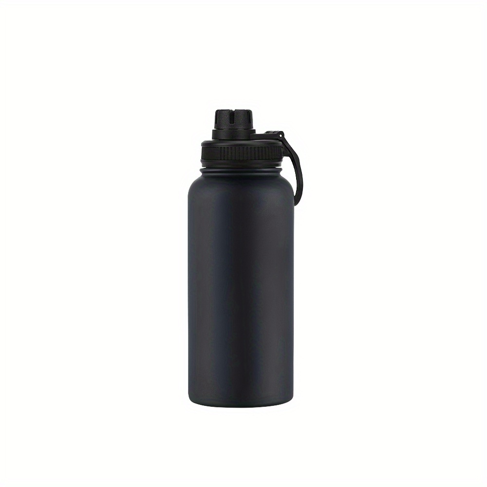 Coldest Sports Water Bottle - Leak Proof, Double Walled, Stainless Steel  Cold & Hot Bottle, Thermo Mug ( Matte Black, 32 Oz)