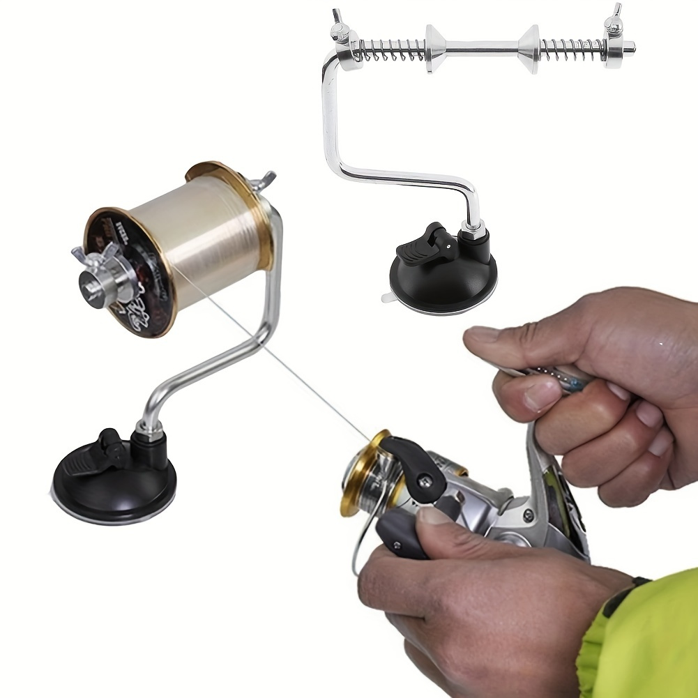 Effortlessly Wind Your Fishing Line with our Portable Vacuum Spooling  System - Perfect for Tackle Enthusiasts and Beginners Alike!