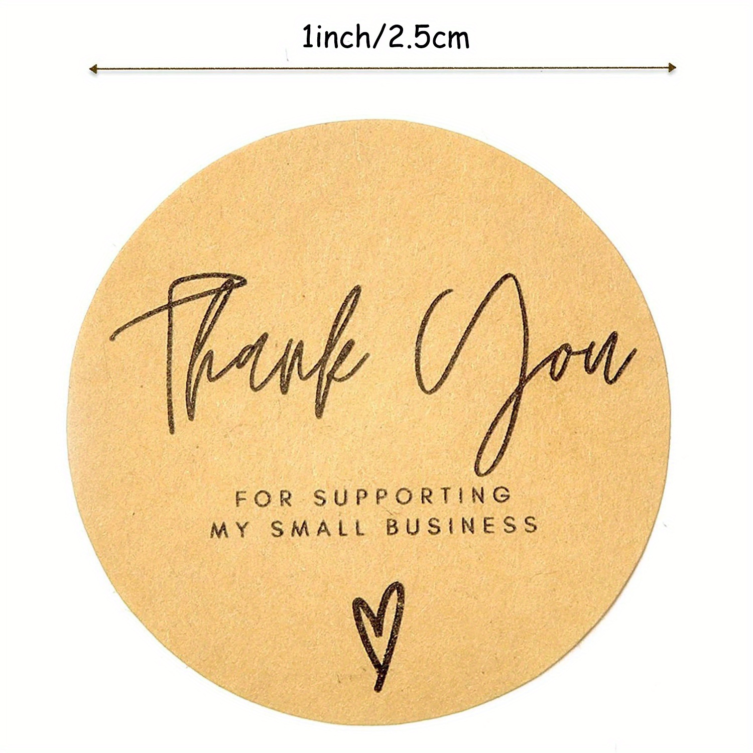 Thank Small Business Stickers Paper Thank Label Sticker - Temu