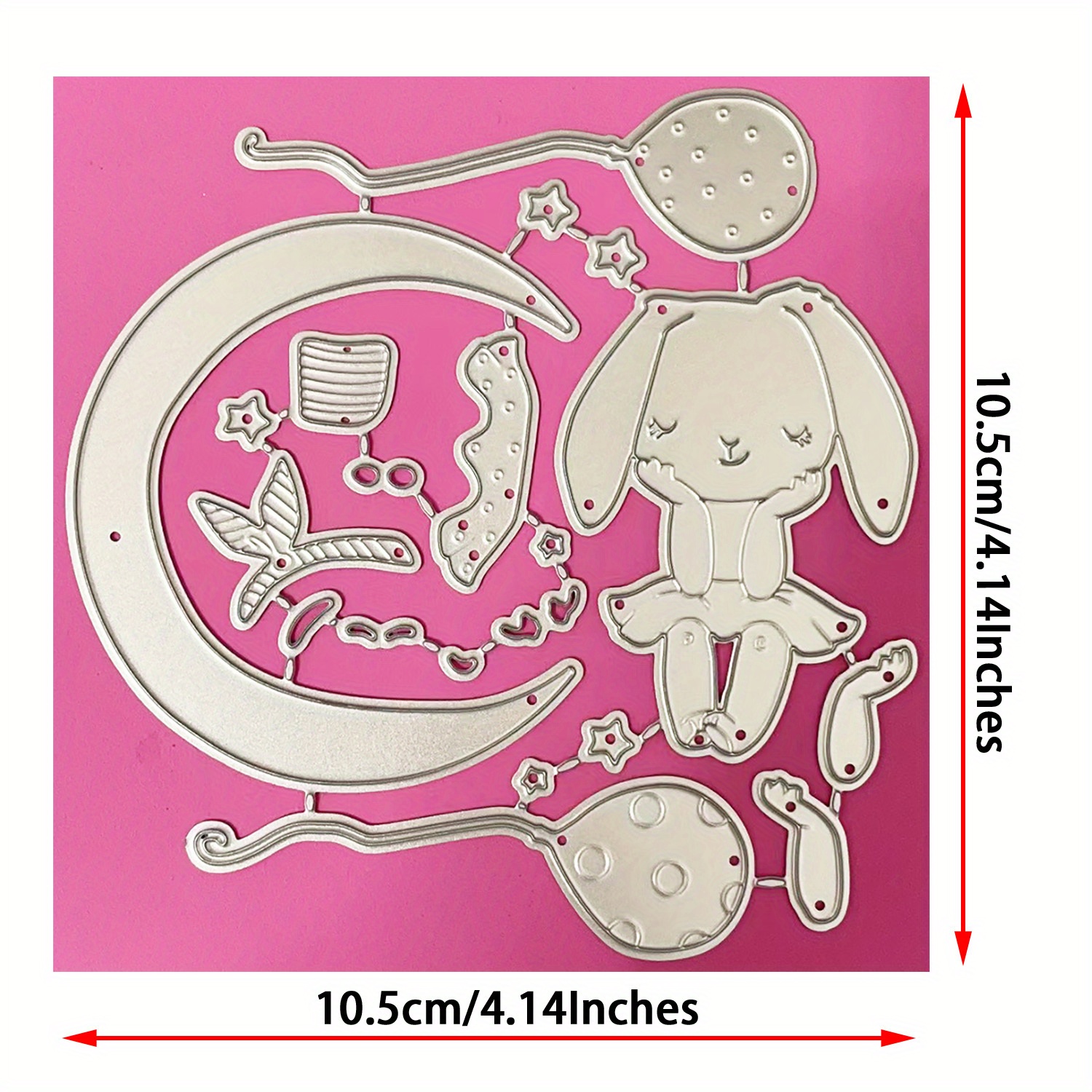 KSCRAFT Bunny Bows Metal Cutting Dies Stencils for DIY Scrapbooking/Photo  Album Decorative Embossing DIY Paper Cards (Small Size)
