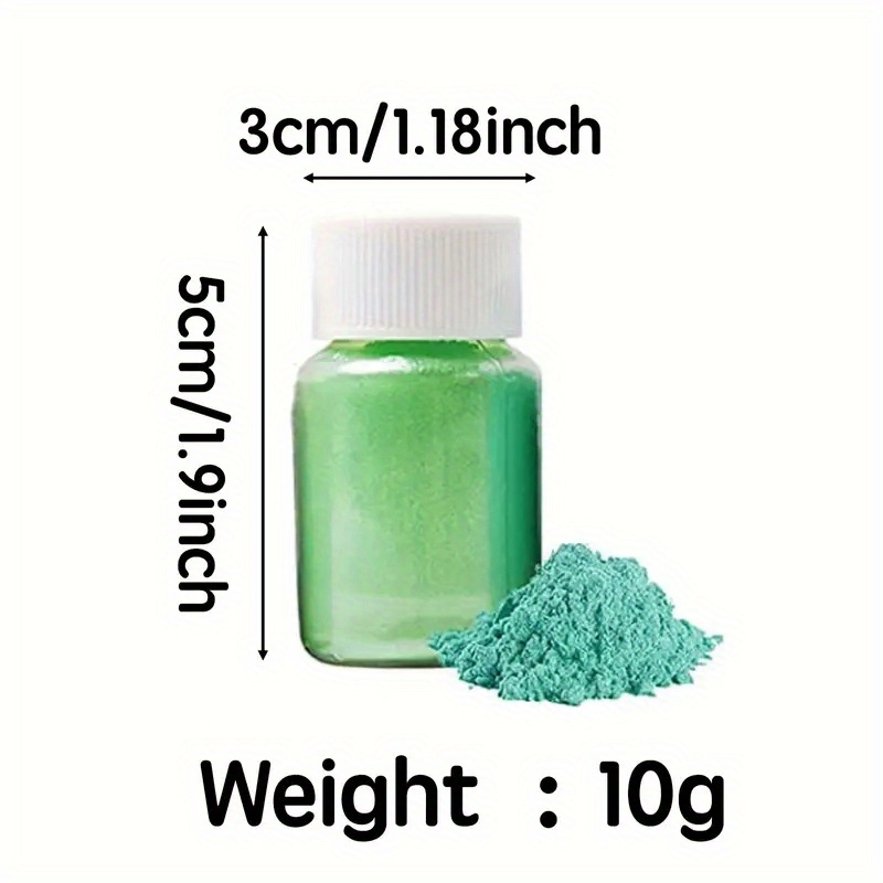 Mica Powder Color Pigment Dye (Pack of 24) 5 Gram Resealable Pigment Powder Bag Cosmetic Grade Powdered Colorant for Bath Bomb Slime Supplies Homemade