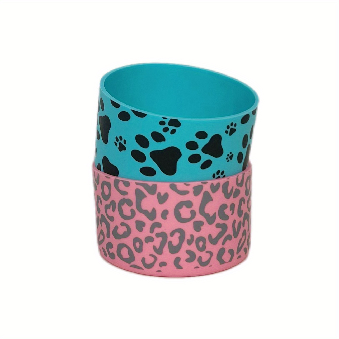 Pink LEOPARD Silicone Cup Boot Silicone Cup Protector Stanley Cup