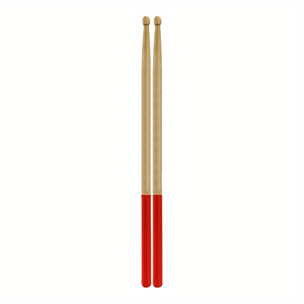 5a Maple Wood Tip Drumsticks Non slip Rubber Handle: Perfect
