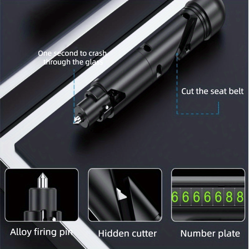 Car Safety Lifesaving Hammer Window Breaking God Parking Temu New Zealand