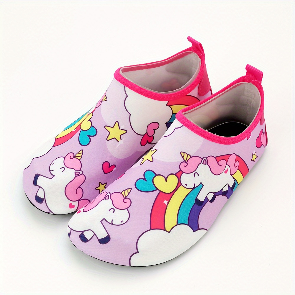 Zapatos Agua Transpirables Dibujo Gráfico Unicornio Dibujos - Temu