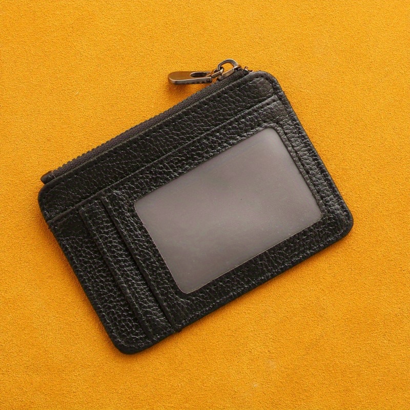 Mini Slim Credit Card Holder Portable Clutch Coin Purse - Temu