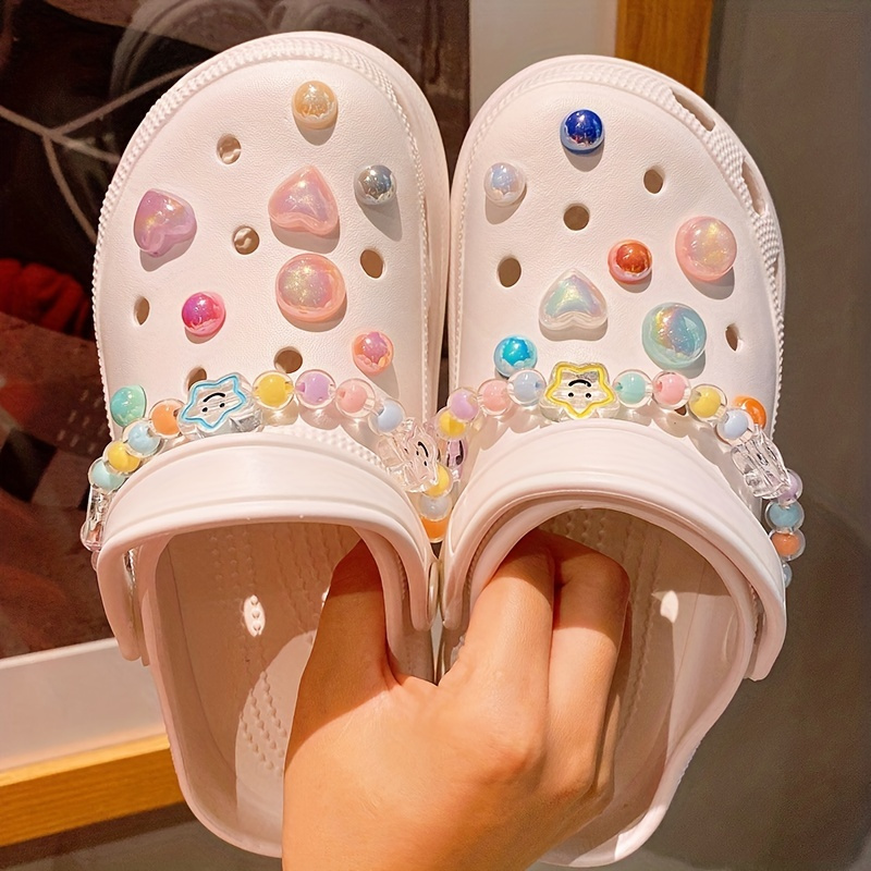 Kawaii Cartoon Shoe Buckles Set,lovely Bunny Shoe Charms Set,girlish Shoe  Charm,shoe Buckles Without Shoe,gift for Her,cute Shoe Chain Set 