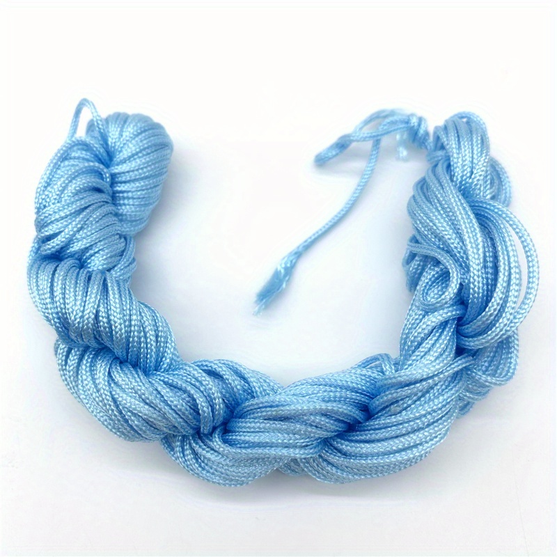 Nylon Cord Rope Chinese Knot Macrame Cord Rope Colorful - Temu