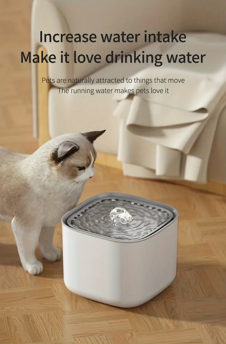 Automatischer Haustier-Wasserzirkulationsbrunnen Mit Großer Kapazität, Wasserspender-Zubehör Für Katzen- Und Hundegetränke Details 0