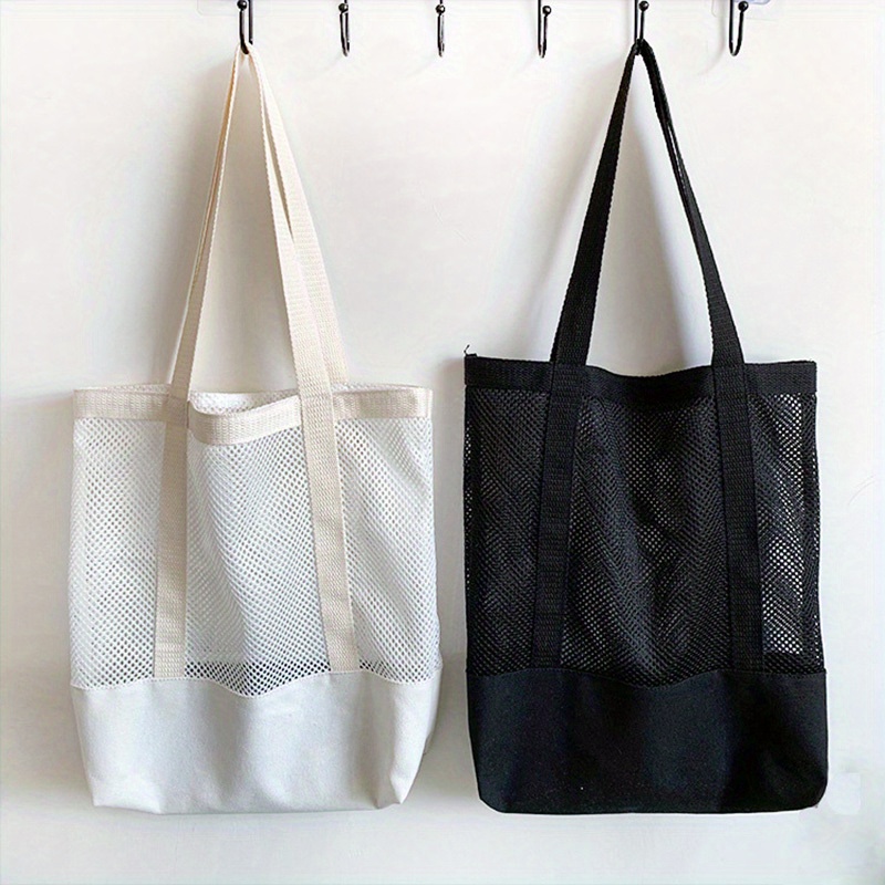 Clear Tote Bag PVC Transparent Handbag Shoulder Shopper Beach Hobo