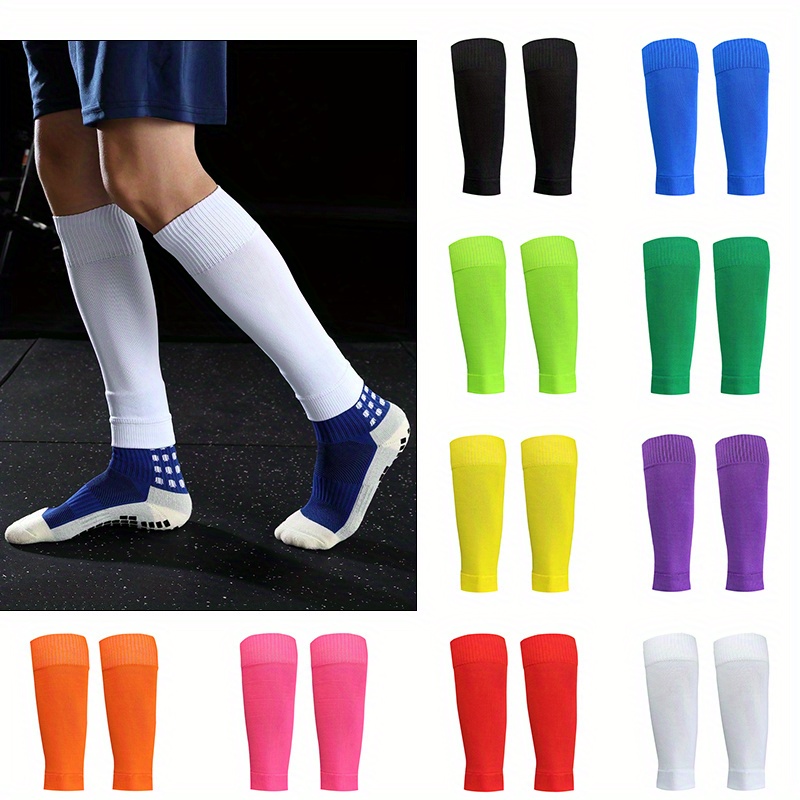 1pair Of Leg Sleeves + 1pair Of Football Socks Set, 1pc Training