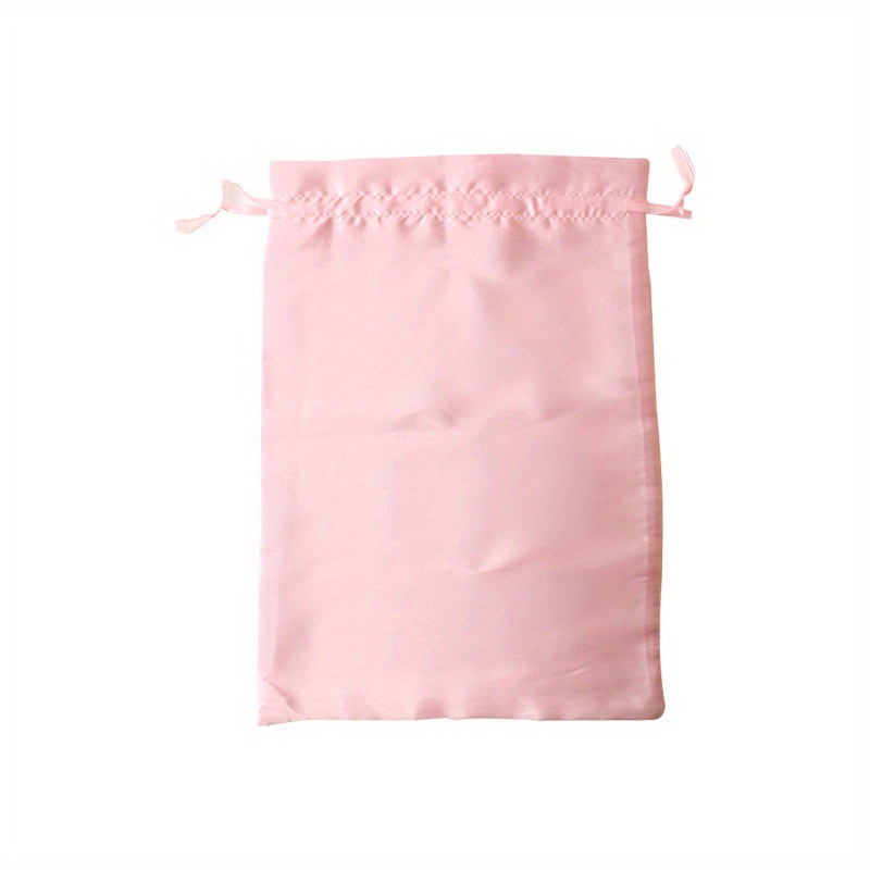 TEMU 1pc, Satin Bag (35cm*25cm/13.78in*9.84in), Jewelry Bag, Drawstring Gift Bag, Jewelry Packaging Bag, Wedding Gift Bag, Wedding Decor, Party Gift