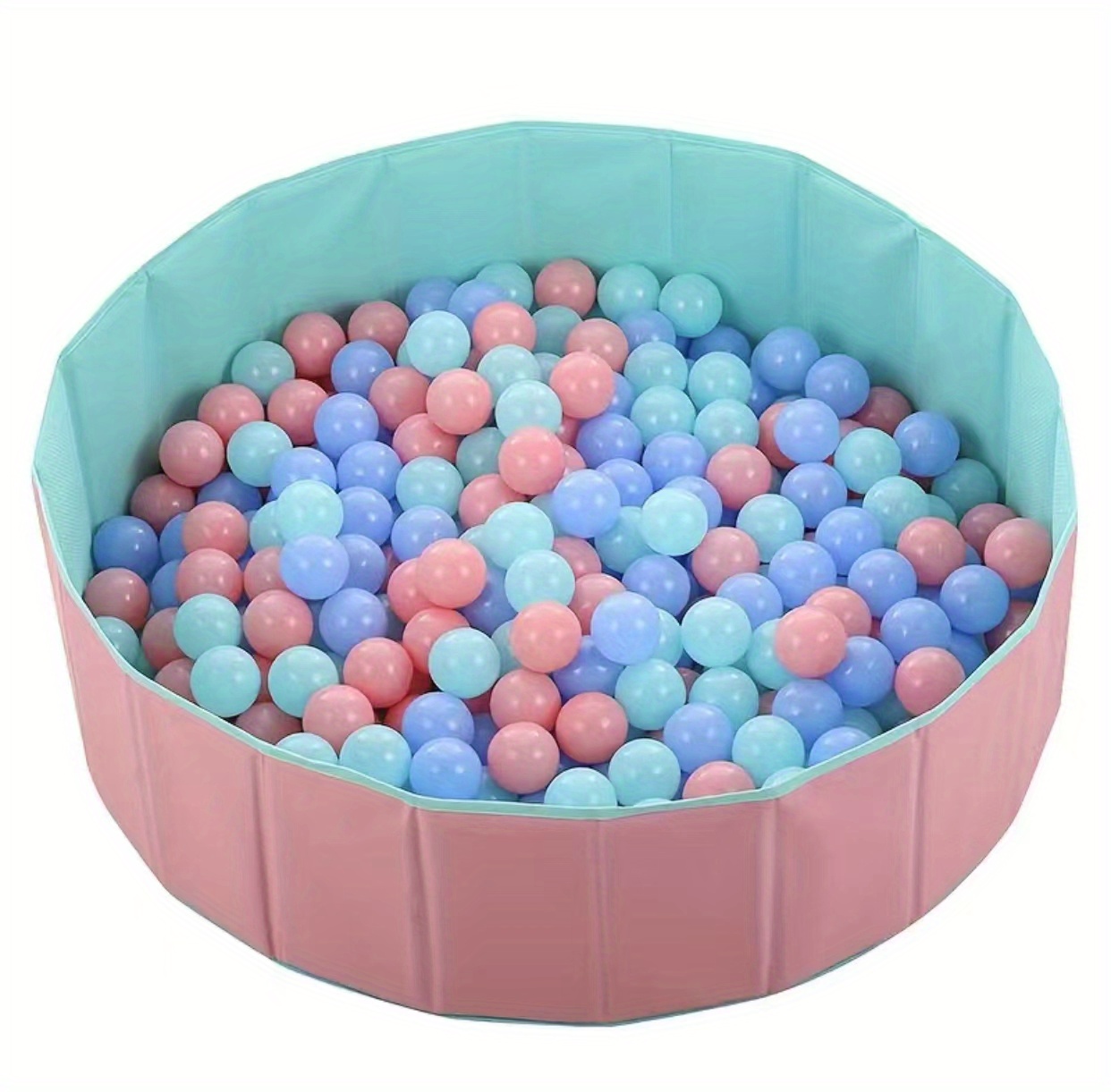 100pcs colorful   proof balls for toddlers baby boys girls kids details 1