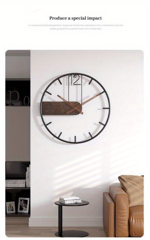 add a   to your home with this   clock silent nursing room clock details 5