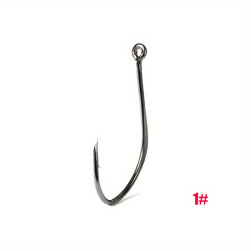 Light Offset Live Bait Hooks Fishing Hooks High Carbon Steel - Temu