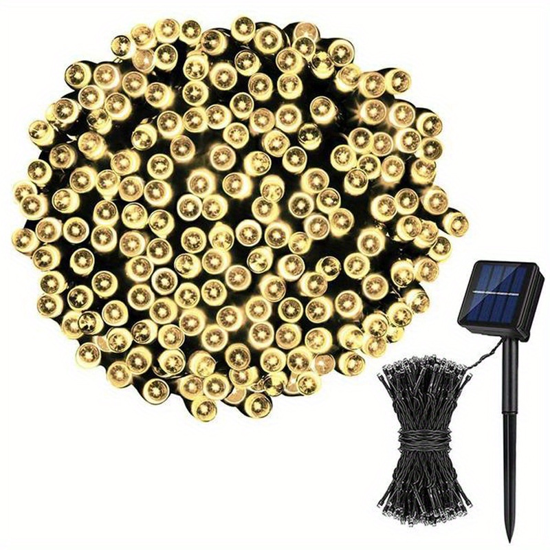 300led Solar String Lights Outdoor Waterproof 100 Led Solar Temu