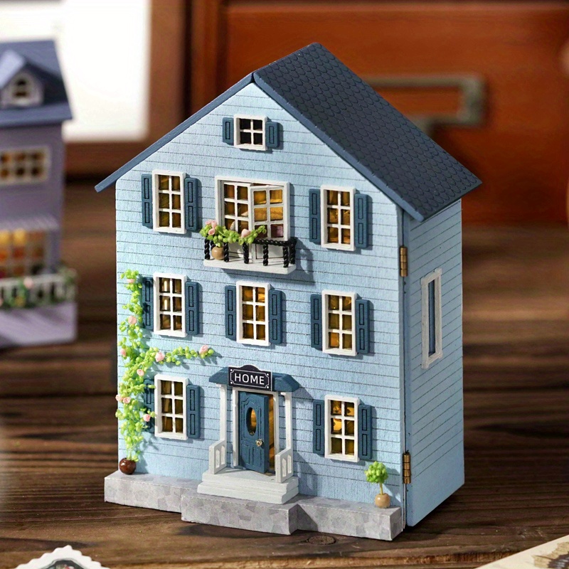 Doll Houses Diy Miniature Wooden Furniture Kit handmade Doll - Temu