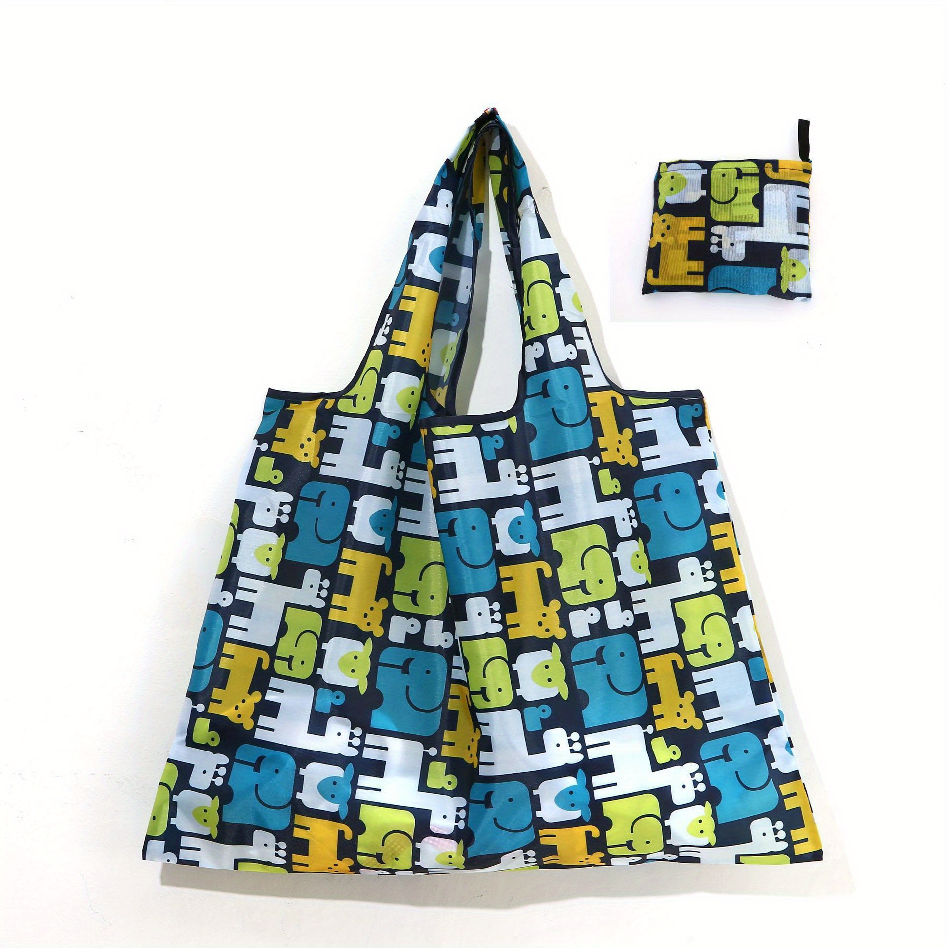 Reusable Grocery Bags Handles Foldable Washable Shopping - Temu Canada